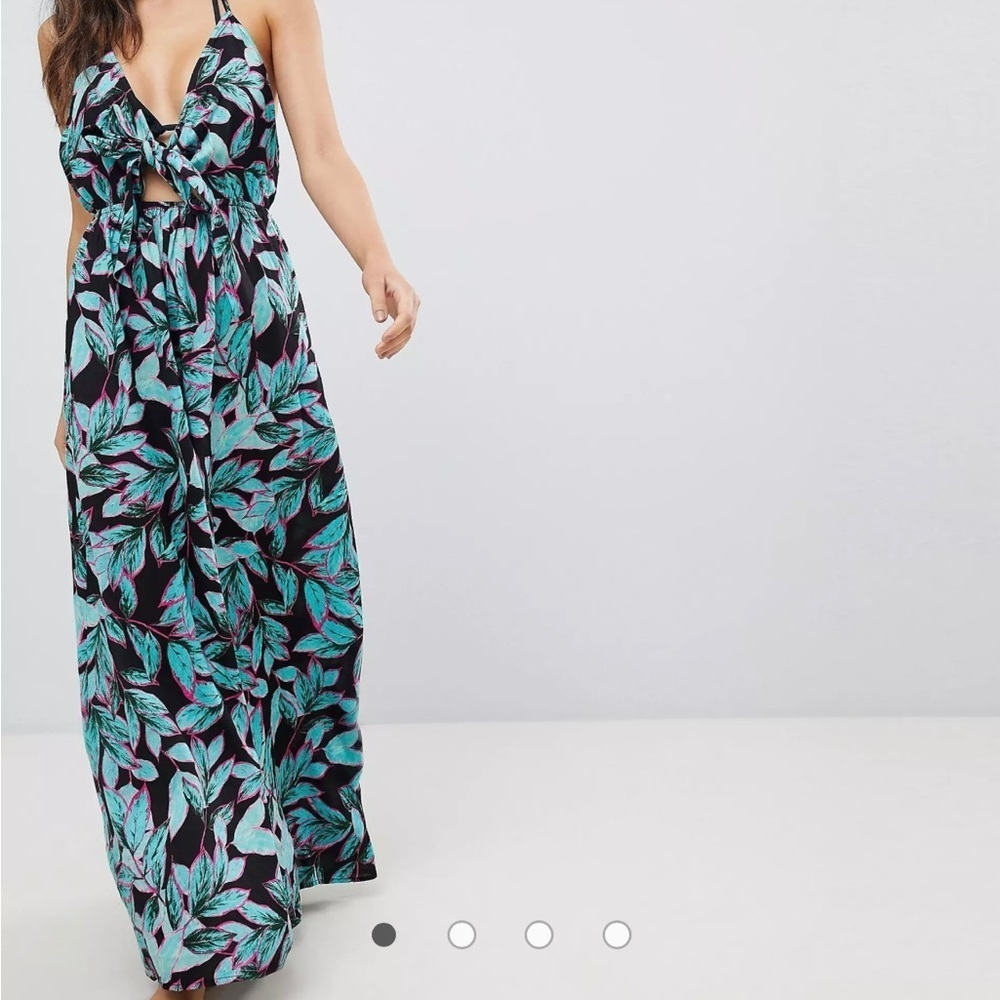 Floral Swim Cover Up - Picture 3 of 4
